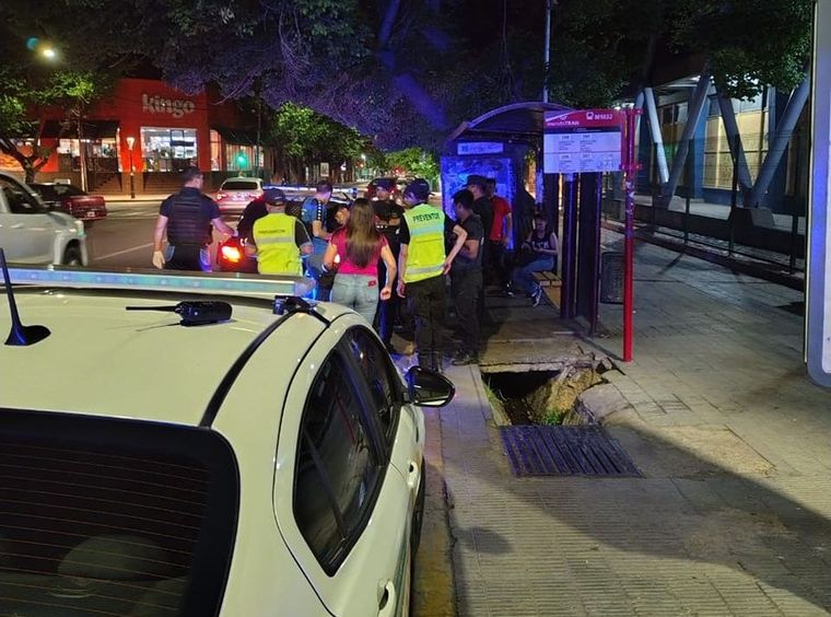 El acosador fue detenido en las inmediaciones de la Plaza Independencia Foto: Prensa Ciudad de Mendoza