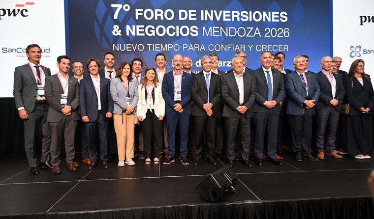 El Foro de Inversiones & Negocios Mendoza 2026 tuvo una exitosa convocatoria política y empresaria.&nbsp;