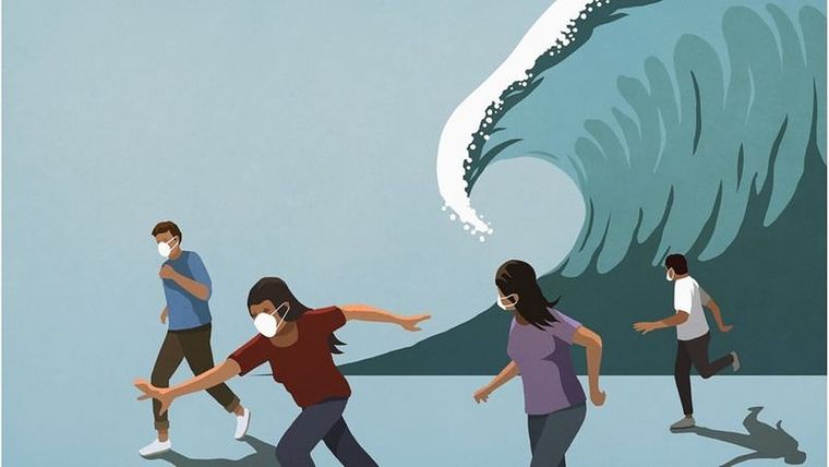 Con cada nueva ola de covid llega una oleada de miedos y fobias. Foto: MALTE MUELLER/GETTY IMAGES