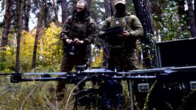 Las tropas de Ucrania usan sus drones en el suelo de Rusia. Foto Efe Las tropas de Ucrania usan sus drones en el suelo de Rusia. Foto Efe