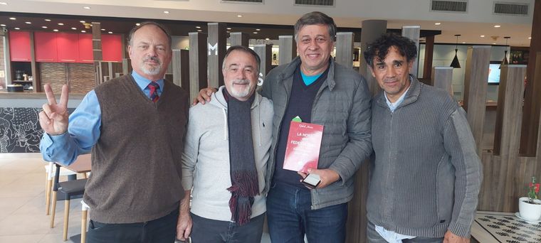 Marcelo Canale, Daniel Madeo, Daniel Orozco, y Mario Lima. Foto: Twitter Daniel Madeo