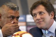 Claudio Tapia y Alejandro Domínguez mantuvieron una reunión en Buenos Aires.