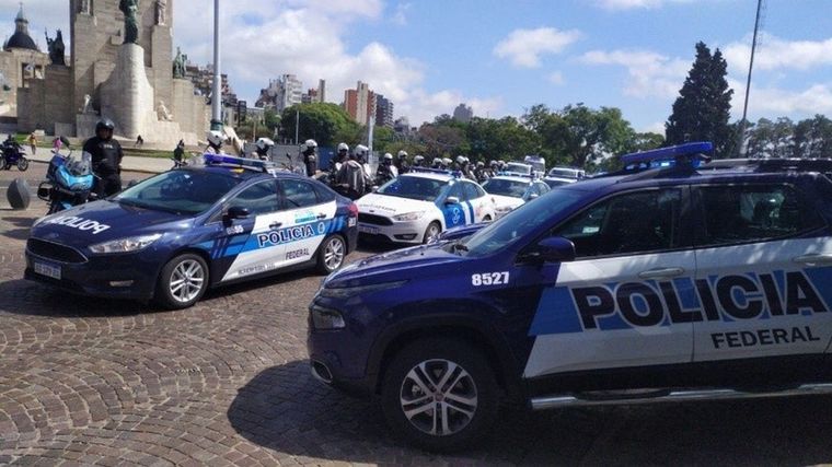 El incidente se inició el jueves cuando los policías, que se encuentran destinados al Plan Bandera desarrollado en Rosario por el Ministerio de Seguridad de la Nación. Foto: PFA de Rosario
