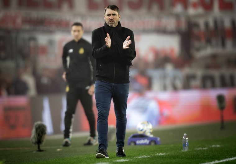 Coudet habló de la exigencia del hincha de River tras el triunfo ante San Lorenzo.