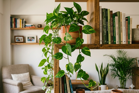 La planta que purifica el aire. Fuente: IA Gemini. La planta que purifica el aire. Fuente: IA Gemini.