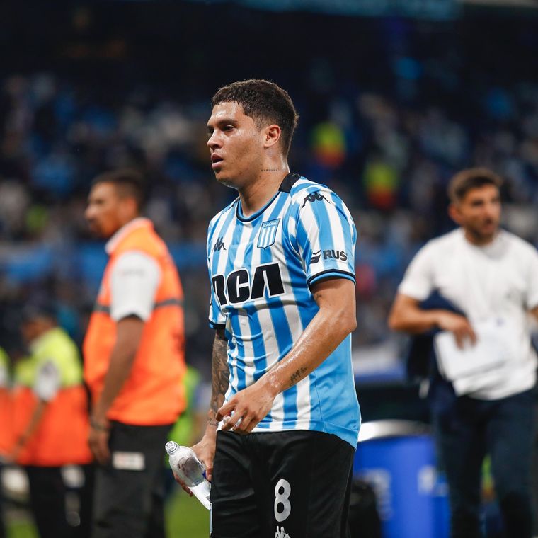 El futbolista viene de ser clave en la coronación por Copa Sudamericana. Foto: Racing Club