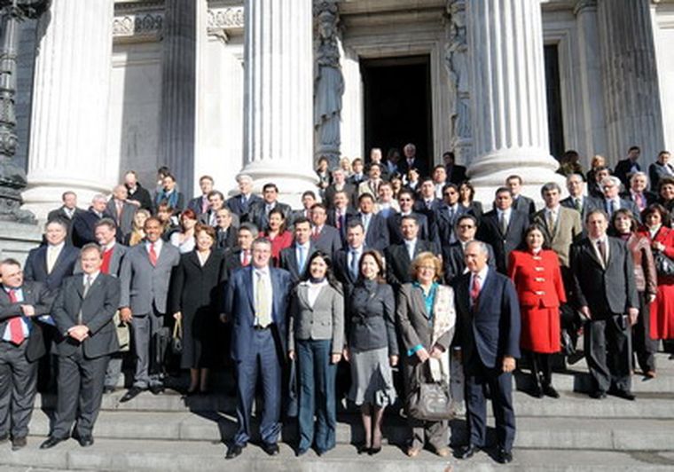 Fuerte mensaje de parlamentarios de toda Latinoamérica. Foto: Senado de la Nación