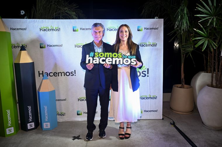 Mauricio Macri y María Eugenia Vidal.