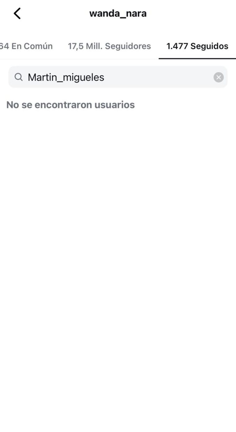 En las últimas horas, la conductora de MasterChef Celebrity dejó de seguir a Migueles. En las últimas horas, la conductora de MasterChef Celebrity dejó de seguir a Migueles.