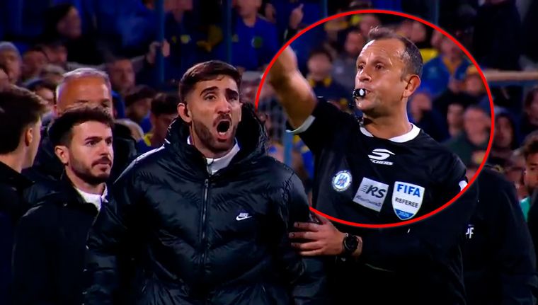 Corrupto, hijo de p...!: la furia del hijo de Gustavo Costas con Darío Herrera en pleno Central-Racing
