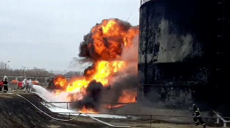 Uno de los ataques a Bélgorod, en Rusia. Foto: ElPeriódico.