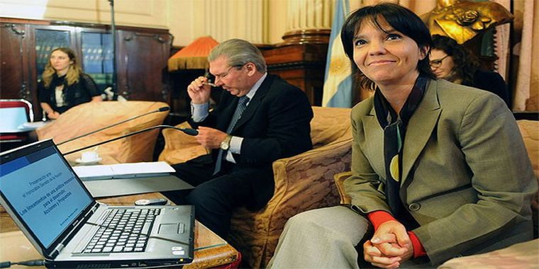 Mercedes Marcó del Pont, titular del Banco Central.