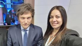 Javier Milei junto a la Ministra de Capital Humano, Sandra Pettovello. Javier Milei junto a la Ministra de Capital Humano, Sandra Pettovello.