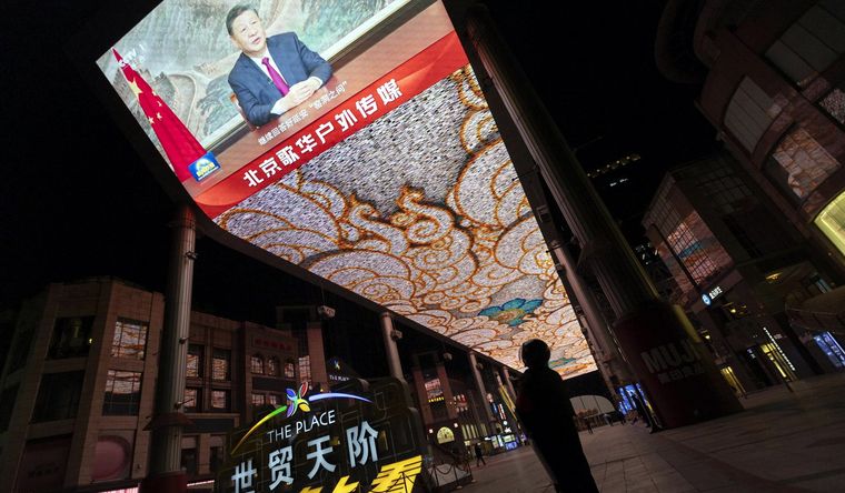 Xi Jinping, durante la trasmisión de su mensaje de fin de año en China. Foto Efe Xi Jinping, durante la trasmisión de su mensaje de fin de año en China. Foto Efe