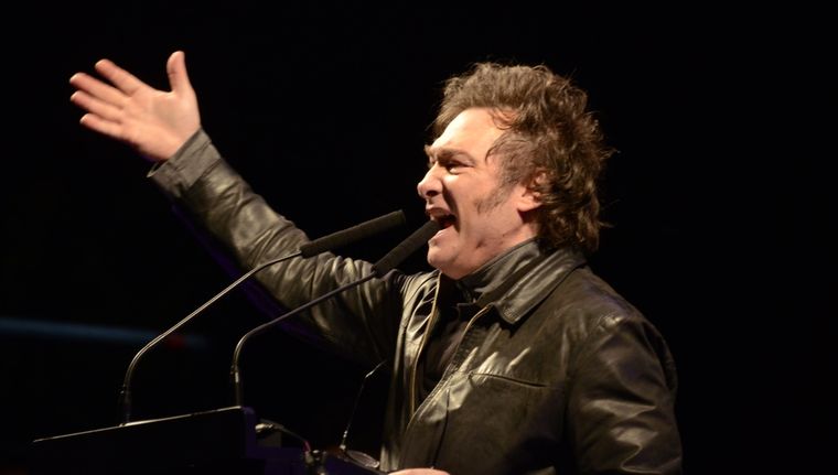 Javier Milei es recreado con IA por un proyecto audiovisual. Foto: Juan Mateo Aberastain Zubimendi / MDZ.