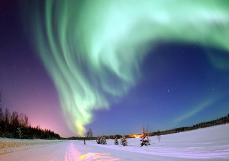 Imperdibles luces mágicas en el cielo de Noruega. Foto: web