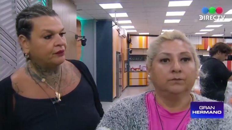 El enojo de Sandra con Petrona en Gran Hermano. Foto: Captura DGO