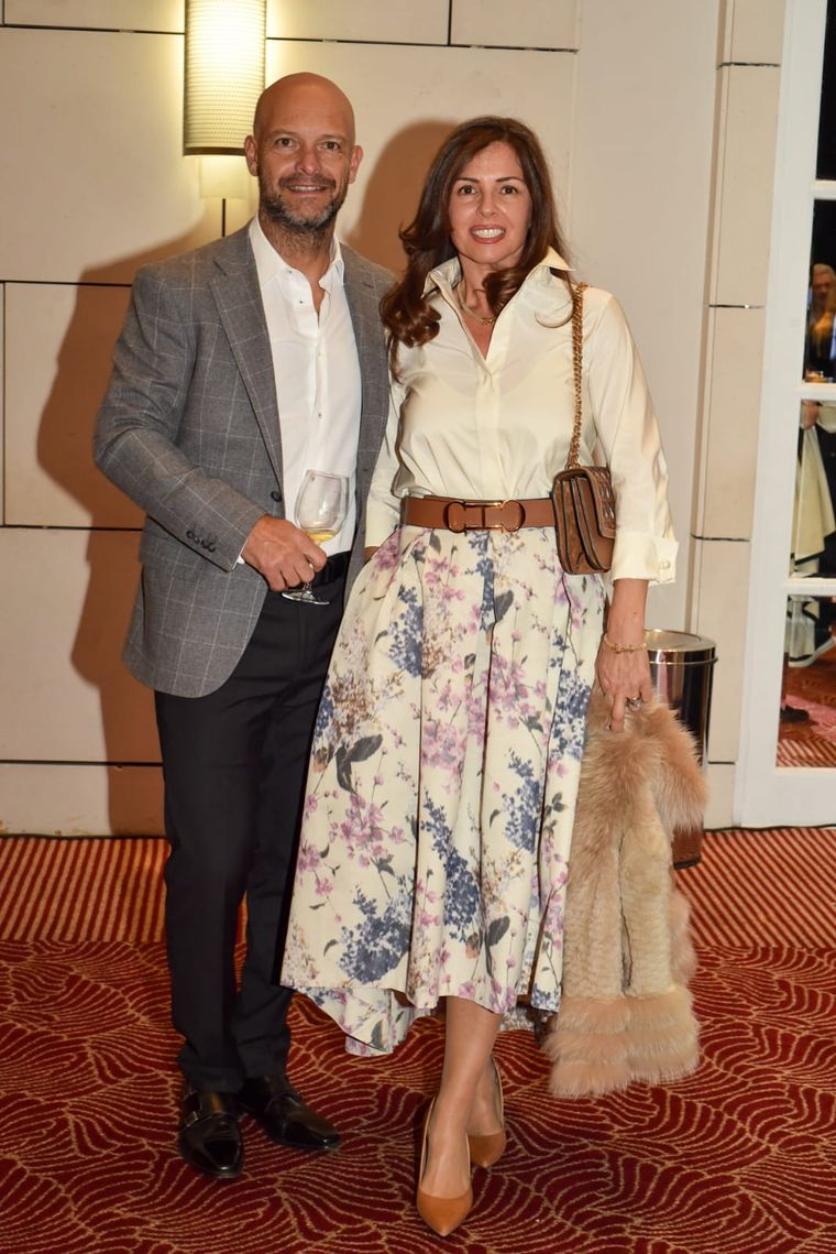 Rubén David y Andrea Richardi. Rubén David y Andrea Richardi.