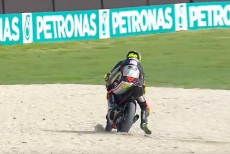 Valentín Perrone terminó sexto tras un toque con David Muñoz. Valentín Perrone terminó sexto tras un toque con David Muñoz.