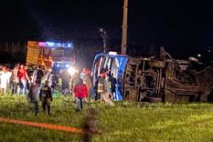 otro accidente con un colectivo de larga distancia: 2 muertos