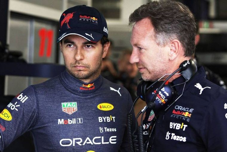 Horner le encontró una mancha al triunfo de Checo Pérez en Bakú Foto: Archivo