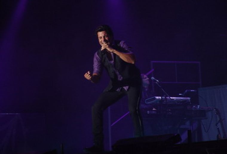 El boricua brindó un corto pero intenso show. Foto: MDZonline