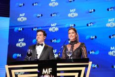 Fernando Dente y Karina Mazzocco son los conductores de los premios esta noche. Foto: Gentileza Prensa oficial Martín Fierro. Fernando Dente y Karina Mazzocco son los conductores de los premios esta noche. Foto: Gentileza Prensa oficial Martín Fierro.