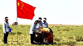 La cápsula de la sonda Change-6: China y Estados Unidos pelean por la Luna. Foto: Efe. La cápsula de la sonda Change-6: China y Estados Unidos pelean por la Luna. Foto: Efe.