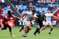 Rodrigo Isgró se encamina a marcar uno de sus tries. Foto: @lospumas7arg
