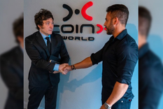 citan a mediacion a javier milei por incumplir un contrato con la empresa coinx