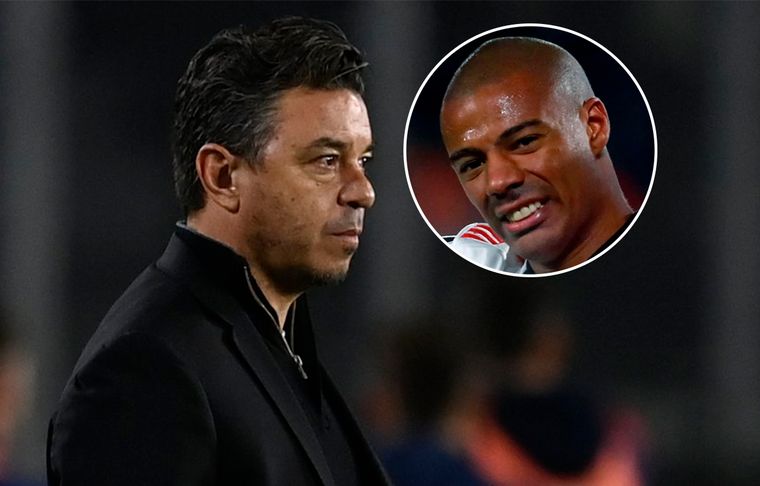 Marcelo Gallardo Gallardo explicó por qué De la Cruz no jugó contra Vélez.