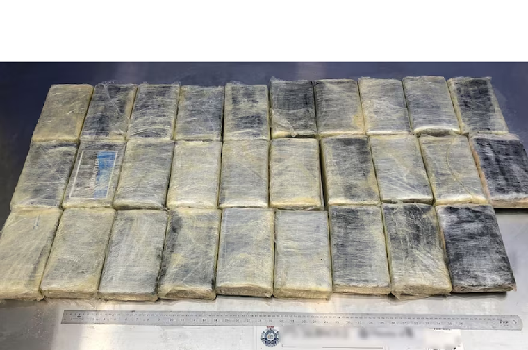 Cocaína en Australia Se trata de 900 kilos incautados de un barco que salió de Rosario Foto: Australian Federal Police