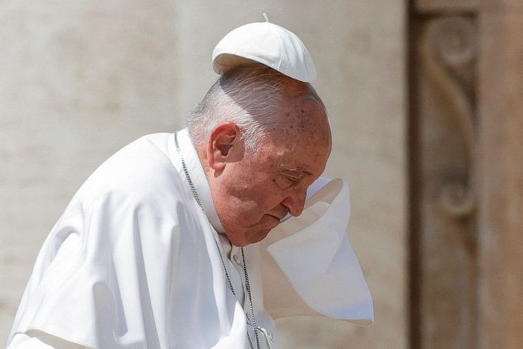 Francisco se ocupó de hablar contra las mafias. Foto: NA