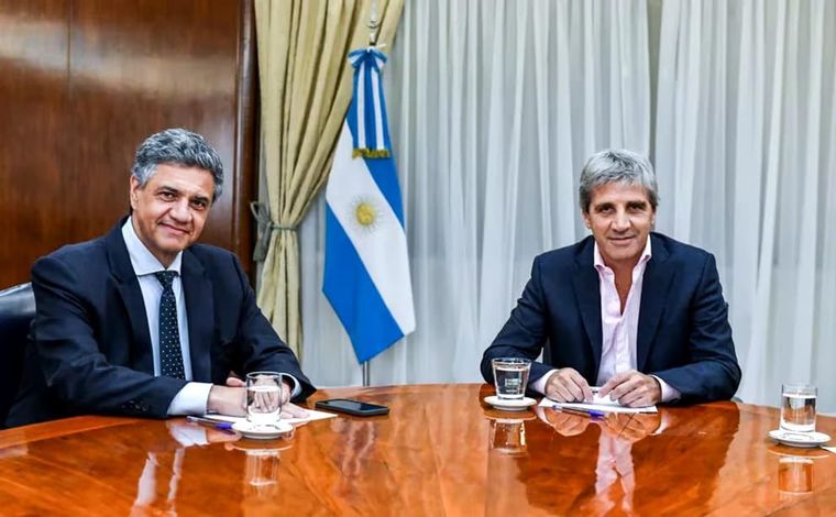 Jorge Macri y Luis Caputo tendrán un nuevo cara a cara. Foto: Ciudad de Buenos Aires