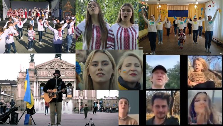 Intérpretes de esta versión compilada de Oh, viburnum rojo en el prado Foto: Mario Simonovich