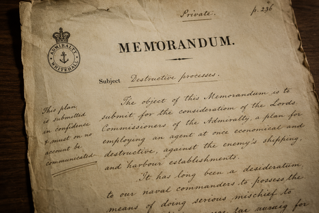 El documento encontrado en Escocia revela un plan secreto británico elaborado durante la Guerra de 1812.