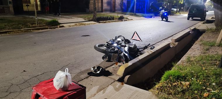 Un motociclista murió en Guaymallén tras protagonizar un accidente vial.