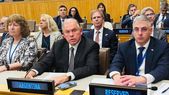 El canciller Gerardo Werthein pidió en las Naciones Unidas reanudar las negociaciones con el Reino Unido por la Cuestión Malvinas. El canciller Gerardo Werthein pidió en las Naciones Unidas reanudar las negociaciones con el Reino Unido por la Cuestión Malvinas.