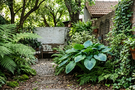 Plantas que viven bien a la sombra. Fuente: IA Gemini. Plantas que viven bien a la sombra. Fuente: IA Gemini.