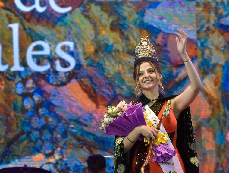 Mariana, la flamante Reina de la vendimia de Godoy Cruz 2023. Foto: Municipalidad de Godoy Cruz.