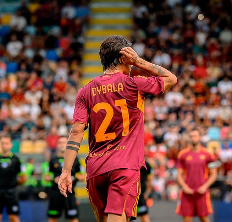 Paulo Dybala atraviesa un gran momento en la Roma.