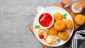 Las croquetas de arroz es una receta versátil y práctica Las croquetas de arroz es una receta versátil y práctica