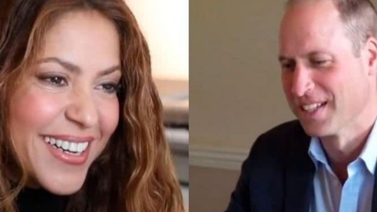 Shakira y el príncipe William en Instagram Live Foto: Fuente: Imagen/ Diario Libre