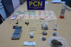 Parte de lo hallado en los allanamientos Foto: Ministerio de Seguridad