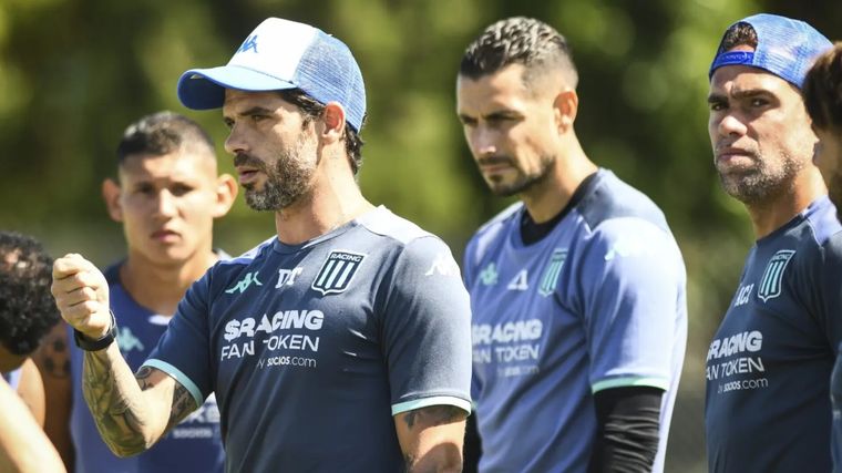 Fernando Gago, DT de Racing. Foto: @RacingClub