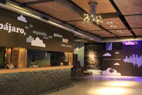 El acceso al fabuloso nuevo espacio mendocino.