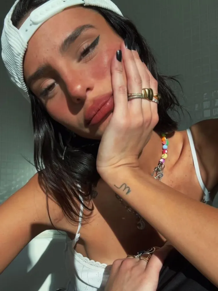 Así fue el estilismo de Juanita Tinelli. Así fue el estilismo de Juanita Tinelli.