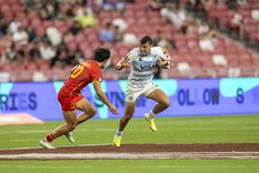 Los Pumas 7s no pudieron con Los Leones en semifinales. Foto: @lospumas7arg