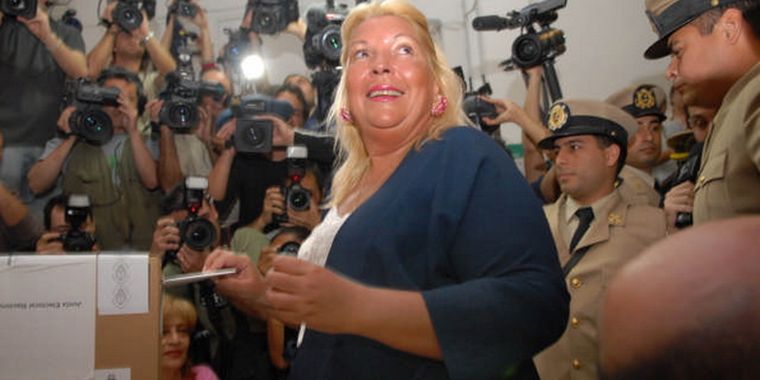 Elisa Carrió afirmó estar contenta con los resultados obtenidos. Foto: Telam