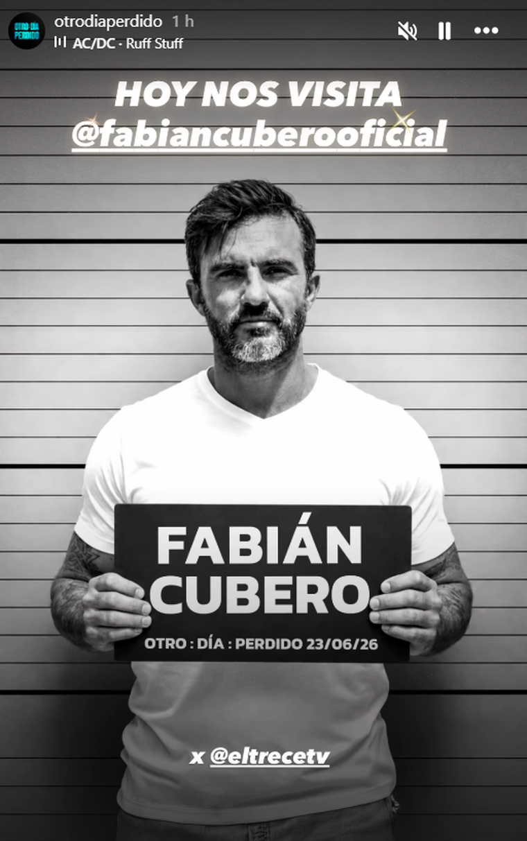 Fabián Cubero, la figura que visitará a Mario Pergolini. Fabián Cubero, la figura que visitará a Mario Pergolini. 